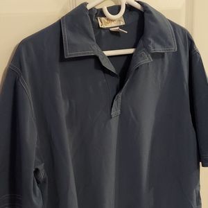 Il Migliore "INTEL" Blue Short Sleeve Polo Shirt Medium